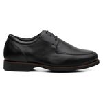 Sapato Masculino Esporte Fino Floater Preto (Amarrar) - Linha Rochedo