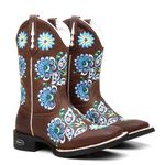 Bota Texana Feminina Bordado 806 Crazy Horse Café