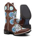 Bota Texana Feminina Bordado 806 Crazy Horse Café