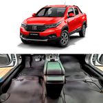 Forração de Assoalho Fiat Strada 2021 Dupla 5 Lugares