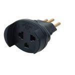 PINO ADAPTADOR PRETO 10A 12081 ILUMI