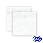 PISO PORCELANATO 61,8X61,8 BIANCO CARRARA LUX P62266 EMBRAMACO