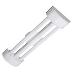 LUM. BL.3X60CM BRANCO C/ LAMP. 127/220V TUALUX