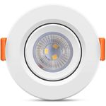 LUMINARIA LED ECOSPOT MR11 REDONDA OT 3W 6500K ELGIN