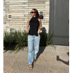 Blusa costa nua kyra preta
