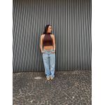 Blusa costa nua helena marrom