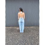 Blusa costa nua Helena cinza claro
