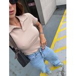 BLUSA POLO KATY NUDE