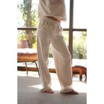 CALÇA MOLETOM PANTALONA KATY BAUNILHA