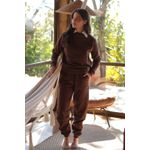 BLUSA MOLETOM THASSIA CHOCOLATE