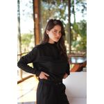 BLUSA MOLETOM THASSIA PRETA 