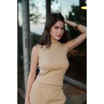 BLUSA GOLA VIRGÍNIA NUDE