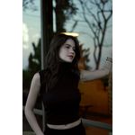 BLUSA GOLA VIRGÍNIA PRETA