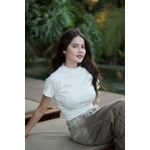 COMBO BLUSA CORA 3 PEÇAS (PRETA, MARROM E OFF WHITE)