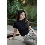 COMBO BLUSA CORA 3 PEÇAS (PRETA, MARROM E OFF WHITE)