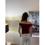 BLUSA OMBRO A OMBRO MAFE CHERRY