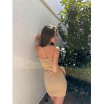 VESTIDO TUBINHO CURTO LARA NUDE