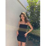 VESTIDO TUBINHO CURTO LARA PRETO
