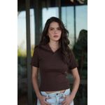 BLUSA POLO KATY CHOCOLATE