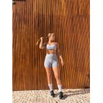 Short Fitness Anny Cinza-Claro