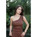 BLUSA MULA MANGA LOLA CHOCOLATE