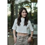 T-SHIRT CROPPED LOUISE BAUNILHA