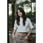 T-SHIRT CROPPED LOUISE BAUNILHA
