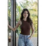 REGATA BÁSICA CECÍLIA CHOCOLATE