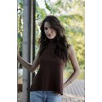 Blusa costa nua kyra marrom