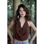 BLUSA MELISSA CHOCOLATE