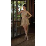 VESTIDO AGNES CHAMPANHE 