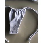 Calcinha Cortininha Amarração Branca