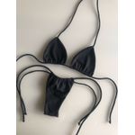 Conjunto Cortininha Básico Mya Cinza Chumbo