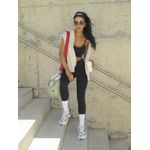Top fitness Alana Cinza Claro