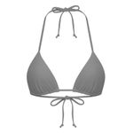 TOP AVULSO CORTININHA CINZA 