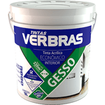 Tinta Acrílica Gesso Branco Neve Verbras Balde 18L