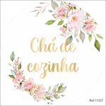 Painel Chá de Cozinha Em Tecido 1,50x1,50 c/elástico