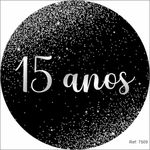 Painel 15 Anos Em Tecido 1,50x1,50 c/elástico