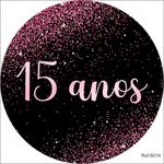 Painel 15 Anos Em Tecido 1,50x1,50 c/elástico