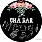 Painel Chá Bar Em Tecido 1,50x1,50 c/elástico