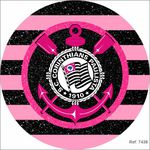 Painel Corinthians Em Tecido 1,50x1,50 c/elástico