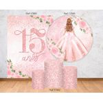 Kit 15 Anos Painel 1,50 + 3 Cilindros + 1 lateral