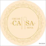 Painel Chá de Casa Nova Em Tecido 1,50x1,50 c/elástico