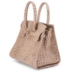 Bolsa Transversal Feminina Jane em Couro - Croco