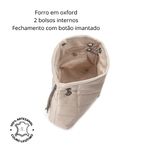Bolsa Feminina Couro Legítimo Matelassê Alça Corrente Off