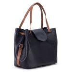 Bolsa Bucket Feminina Couro Legítimo Transversal Preta