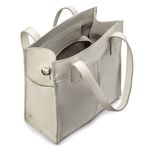 Bolsa Transversal Couro Legítimo Off white Bolsos Externos - Sem Forro 