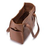 Bolsa Transversal Couro Legítimo Caramelo Bolsos Externos - Sem Forro