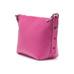 Bolsa Tulipa Feminina Transversal Couro - Pink