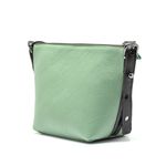 Bolsa Tulipa Feminina Transversal Couro - Verde